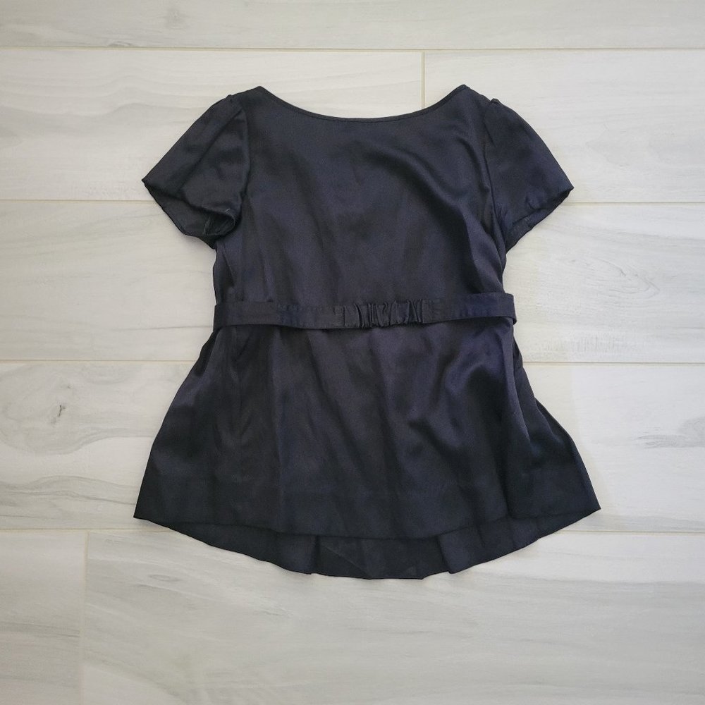 Club Monaco Blouse with cinch waist belt